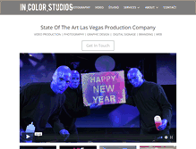 Tablet Screenshot of incolorstudios.com